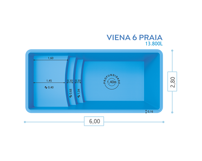 Miniatura Viena 6 Praia