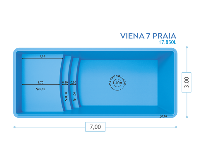 Miniatura Viena 7 Praia